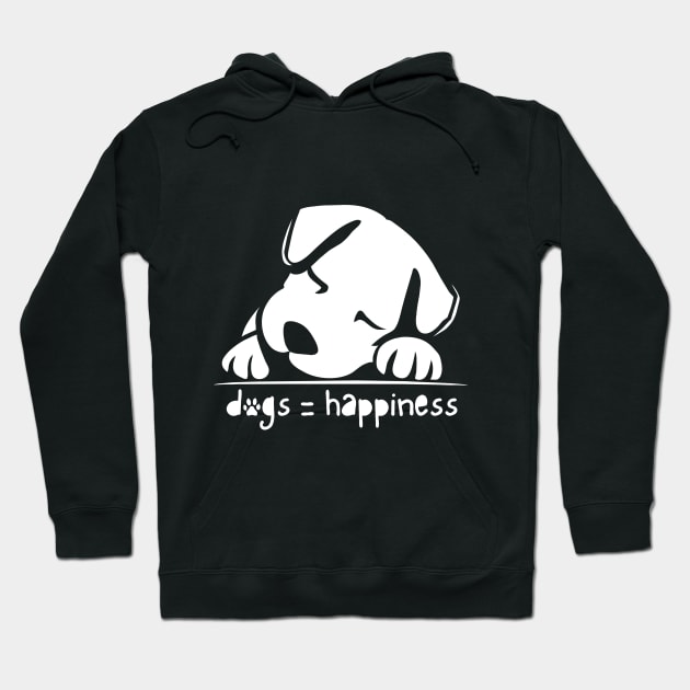 Dogs and Happines Hoodie by WildEdge